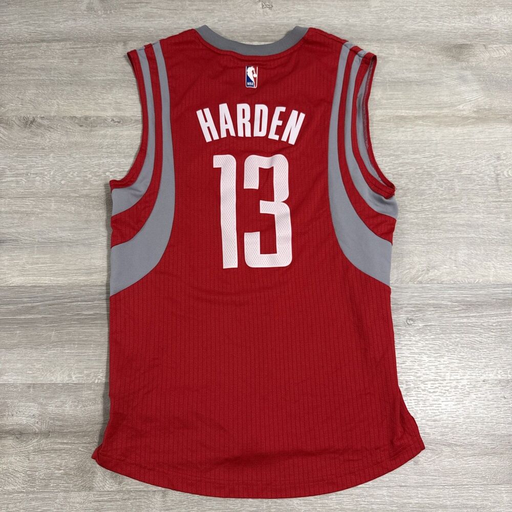 James Harden Jersey Houston Rockets NBA Adidas Swingman Men's Red Small +2